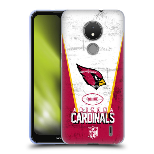 NFL Arizona Cardinals Logo Art Banner Soft Gel Case for Nokia C21