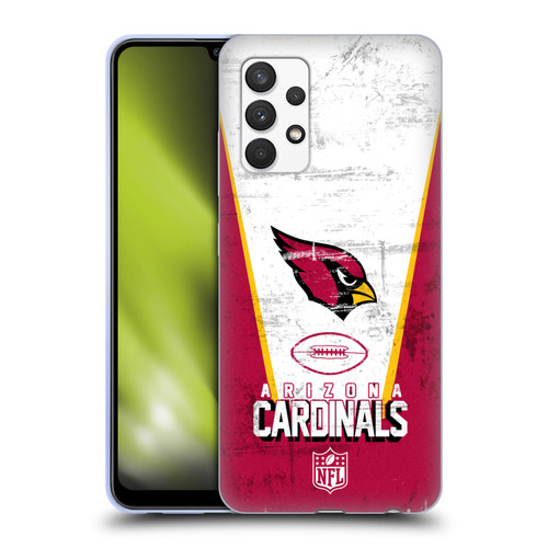 NFL Arizona Cardinals Logo Art Banner Soft Gel Case for Samsung Galaxy A32 (2021)