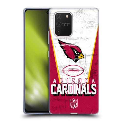 NFL Arizona Cardinals Logo Art Banner Soft Gel Case for Samsung Galaxy S10 Lite