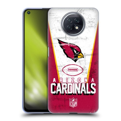 NFL Arizona Cardinals Logo Art Banner Soft Gel Case for Xiaomi Redmi Note 9T 5G