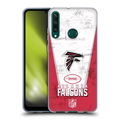 NFL Atlanta Falcons Logo Art Banner Soft Gel Case for Huawei Y6p