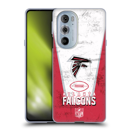 NFL Atlanta Falcons Logo Art Banner Soft Gel Case for Motorola Edge X30