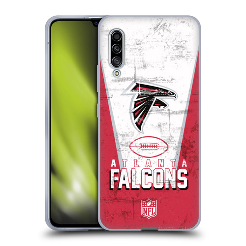 NFL Atlanta Falcons Logo Art Banner Soft Gel Case for Samsung Galaxy A90 5G (2019)