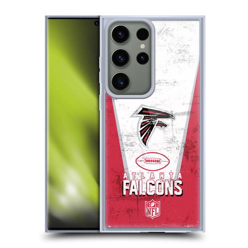 NFL Atlanta Falcons Logo Art Banner Soft Gel Case for Samsung Galaxy S23 Ultra 5G