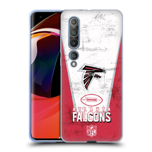NFL Atlanta Falcons Logo Art Banner Soft Gel Case for Xiaomi Mi 10 5G / Mi 10 Pro 5G