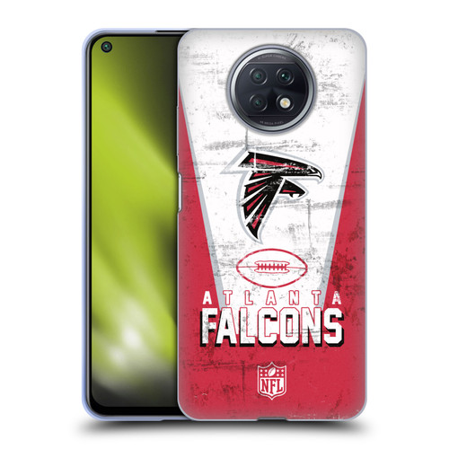 NFL Atlanta Falcons Logo Art Banner Soft Gel Case for Xiaomi Redmi Note 9T 5G