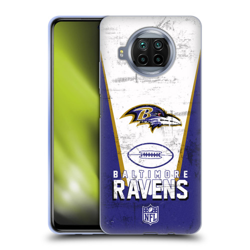 NFL Baltimore Ravens Logo Art Banner Soft Gel Case for Xiaomi Mi 10T Lite 5G