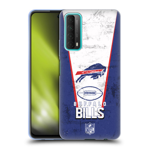 NFL Buffalo Bills Logo Art Banner Soft Gel Case for Huawei P Smart (2021)