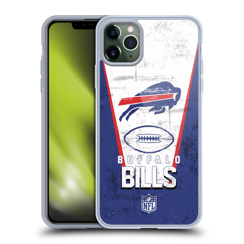 NFL Buffalo Bills Logo Art Banner Soft Gel Case for Apple iPhone 11 Pro Max