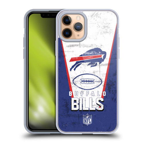 NFL Buffalo Bills Logo Art Banner Soft Gel Case for Apple iPhone 11 Pro