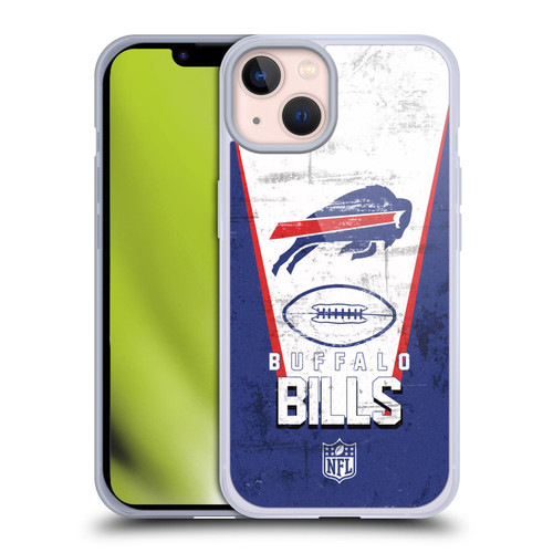 NFL Buffalo Bills Logo Art Banner Soft Gel Case for Apple iPhone 13
