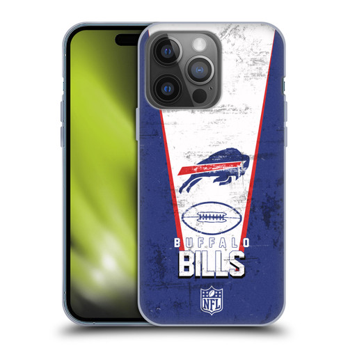 NFL Buffalo Bills Logo Art Banner Soft Gel Case for Apple iPhone 14 Pro