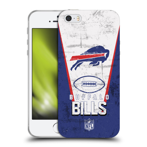NFL Buffalo Bills Logo Art Banner Soft Gel Case for Apple iPhone 5 / 5s / iPhone SE 2016