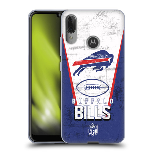 NFL Buffalo Bills Logo Art Banner Soft Gel Case for Motorola Moto E6 Plus