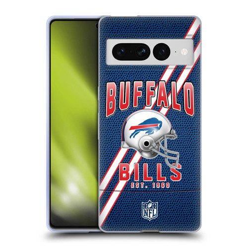 NFL Buffalo Bills Logo Art Football Stripes Soft Gel Case for Google Pixel 7 Pro