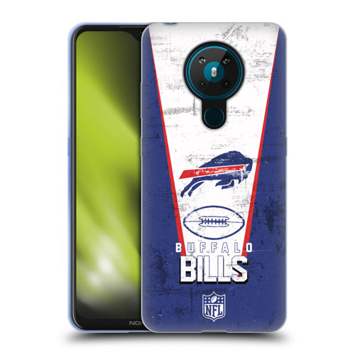 NFL Buffalo Bills Logo Art Banner Soft Gel Case for Nokia 5.3