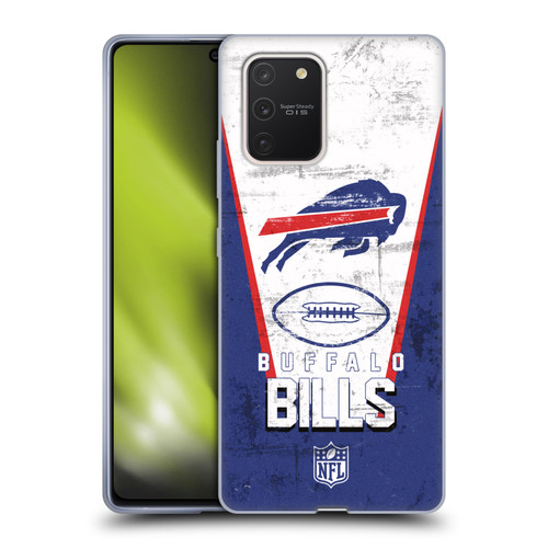NFL Buffalo Bills Logo Art Banner Soft Gel Case for Samsung Galaxy S10 Lite