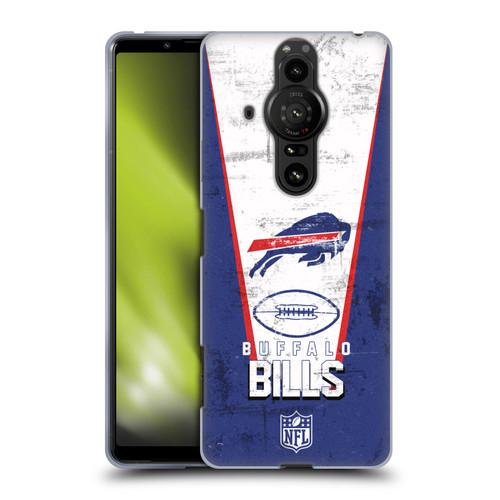 NFL Buffalo Bills Logo Art Banner Soft Gel Case for Sony Xperia Pro-I