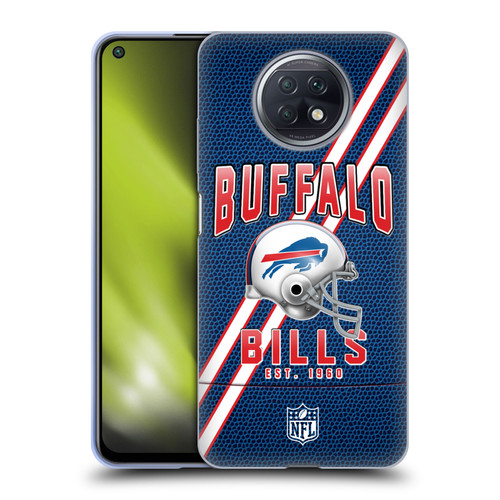 NFL Buffalo Bills Logo Art Football Stripes Soft Gel Case for Xiaomi Redmi Note 9T 5G