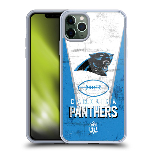 NFL Carolina Panthers Logo Art Banner Soft Gel Case for Apple iPhone 11 Pro Max