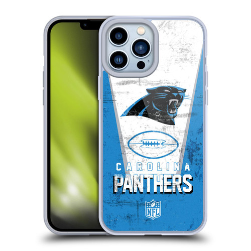 NFL Carolina Panthers Logo Art Banner Soft Gel Case for Apple iPhone 13 Pro Max