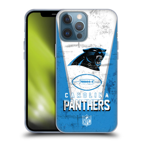 NFL Carolina Panthers Logo Art Banner Soft Gel Case for Apple iPhone 13 Pro Max