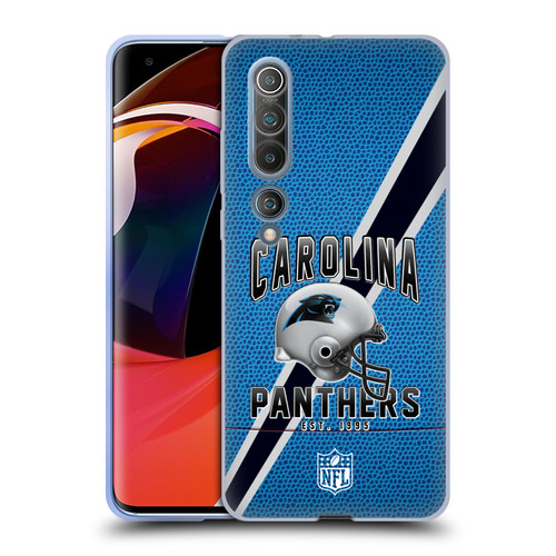 NFL Carolina Panthers Logo Art Football Stripes Soft Gel Case for Xiaomi Mi 10 5G / Mi 10 Pro 5G