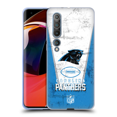 NFL Carolina Panthers Logo Art Banner Soft Gel Case for Xiaomi Mi 10 5G / Mi 10 Pro 5G