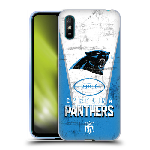 NFL Carolina Panthers Logo Art Banner Soft Gel Case for Xiaomi Redmi 9A / Redmi 9AT