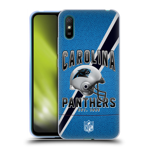 NFL Carolina Panthers Logo Art Football Stripes Soft Gel Case for Xiaomi Redmi 9A / Redmi 9AT