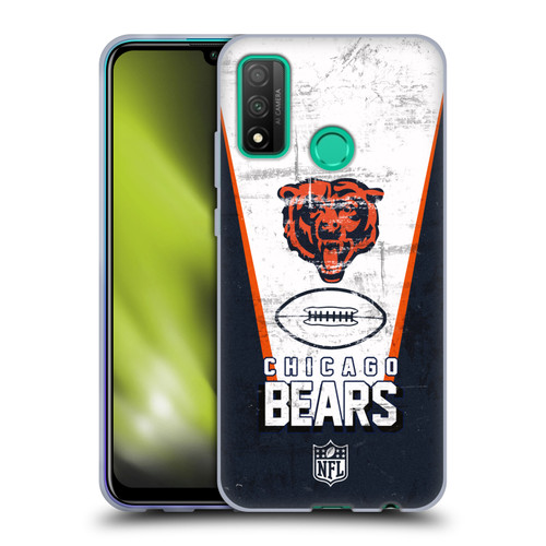 NFL Chicago Bears Logo Art Banner Soft Gel Case for Huawei P Smart (2020)