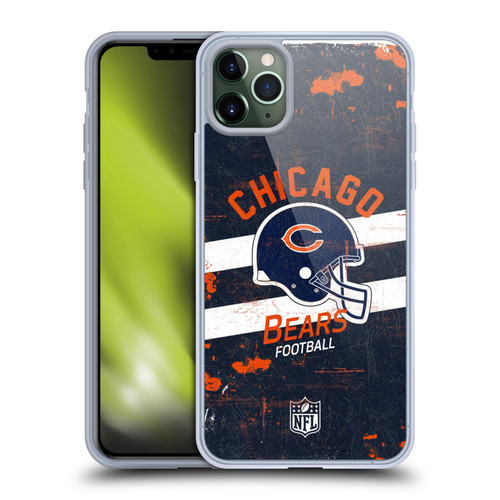 NFL Chicago Bears Logo Art Helmet Distressed Soft Gel Case for Apple iPhone 11 Pro Max NFL Chicago Bears Logo Art Helmet Distressed Soft Gel Case for Apple iPhone 11 Pro Max