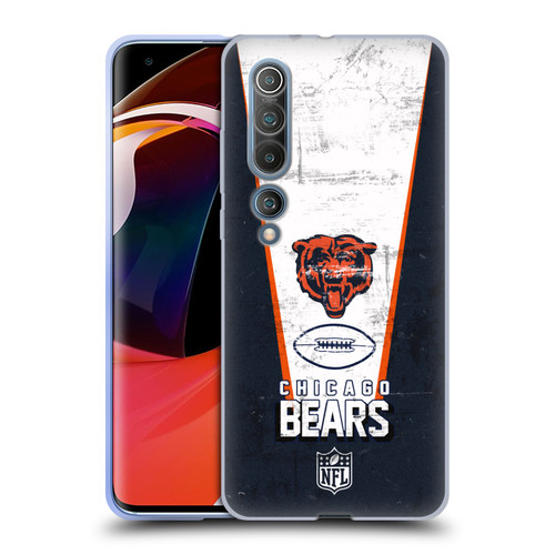 NFL Chicago Bears Logo Art Banner Soft Gel Case for Xiaomi Mi 10 5G / Mi 10 Pro 5G