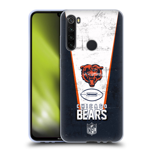 NFL Chicago Bears Logo Art Banner Soft Gel Case for Xiaomi Redmi Note 8T