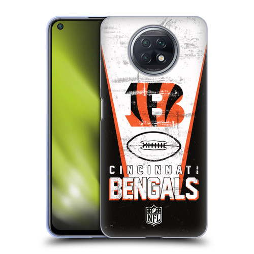 NFL Cincinnati Bengals Logo Art Banner Soft Gel Case for Xiaomi Redmi Note 9T 5G