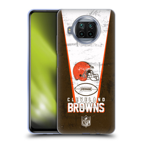 NFL Cleveland Browns Logo Art Banner Soft Gel Case for Xiaomi Mi 10T Lite 5G