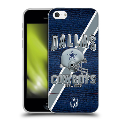 NFL Dallas Cowboys Logo Art Football Stripes Soft Gel Case for Apple iPhone 5c NFL Dallas Cowboys Logo Art Football Stripes Soft Gel Case for Apple iPhone 5c