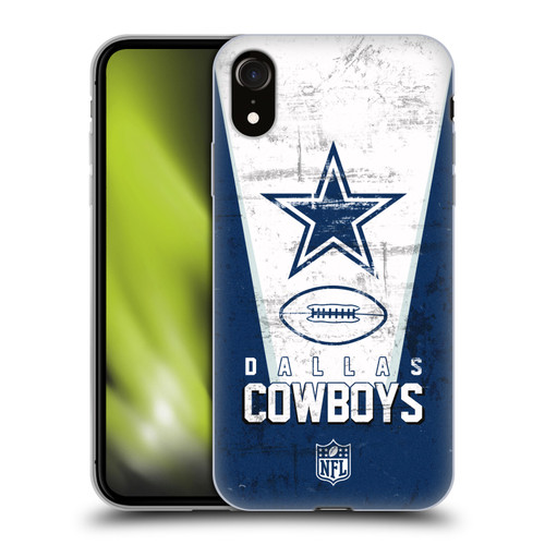 NFL Dallas Cowboys Logo Art Banner Soft Gel Case for Apple iPhone XR