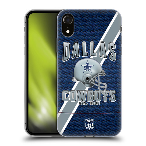 NFL Dallas Cowboys Logo Art Football Stripes Soft Gel Case for Apple iPhone XR NFL Dallas Cowboys Logo Art Football Stripes Soft Gel Case for Apple iPhone XR