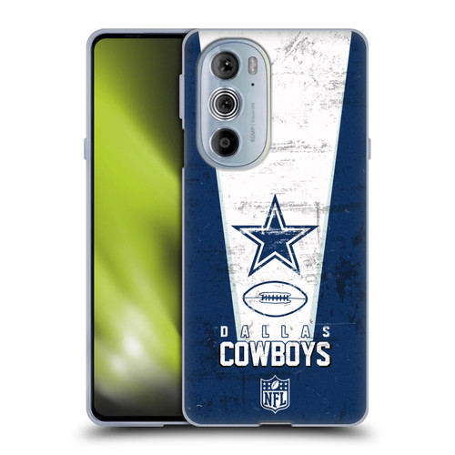 NFL Dallas Cowboys Logo Art Banner Soft Gel Case for Motorola Edge X30