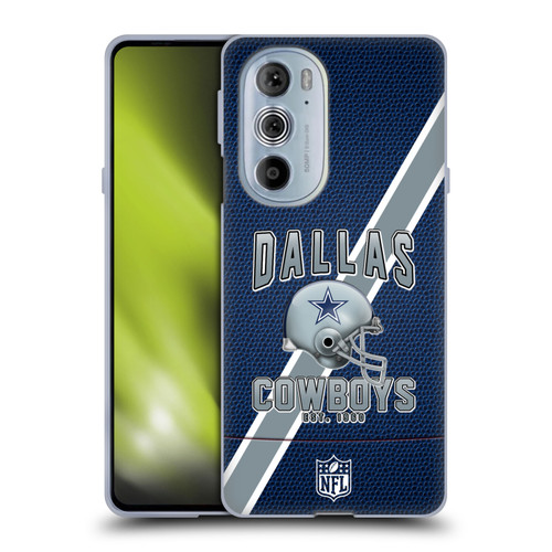 NFL Dallas Cowboys Logo Art Football Stripes Soft Gel Case for Motorola Edge X30