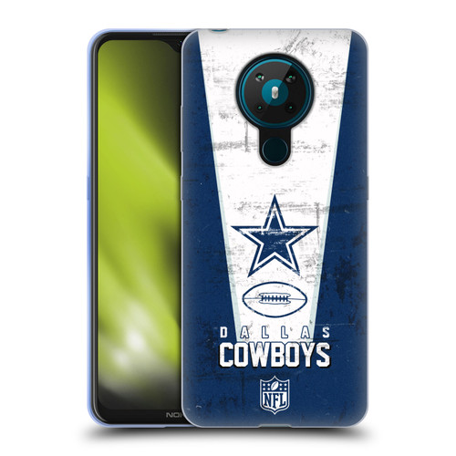 NFL Dallas Cowboys Logo Art Banner Soft Gel Case for Nokia 5.3
