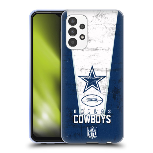 NFL Dallas Cowboys Logo Art Banner Soft Gel Case for Samsung Galaxy A13 (2022)