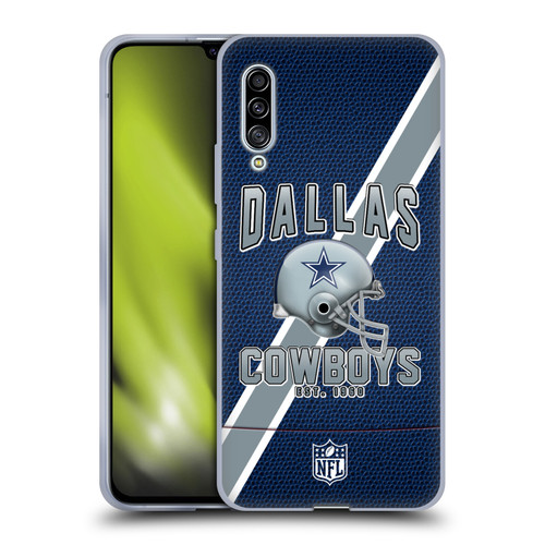 NFL Dallas Cowboys Logo Art Football Stripes Soft Gel Case for Samsung Galaxy A90 5G (2019)