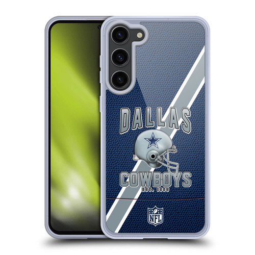 NFL Dallas Cowboys Logo Art Football Stripes Soft Gel Case for Samsung Galaxy S23+ 5G