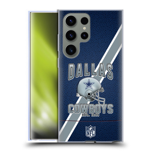NFL Dallas Cowboys Logo Art Football Stripes Soft Gel Case for Samsung Galaxy S23 Ultra 5G