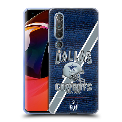NFL Dallas Cowboys Logo Art Football Stripes Soft Gel Case for Xiaomi Mi 10 5G / Mi 10 Pro 5G
