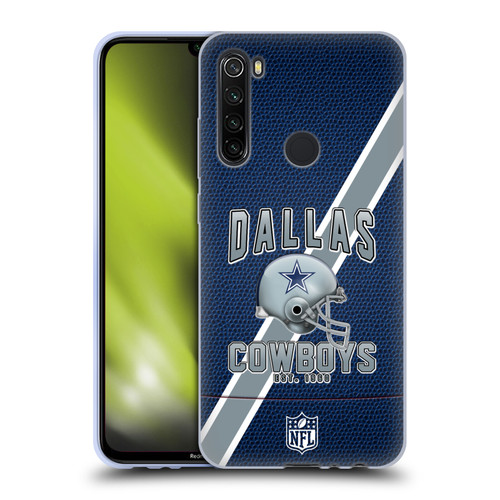 NFL Dallas Cowboys Logo Art Football Stripes Soft Gel Case for Xiaomi Redmi Note 8T