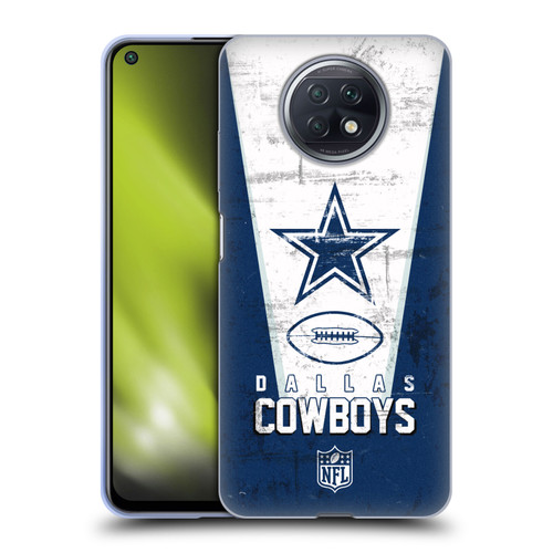 NFL Dallas Cowboys Logo Art Banner Soft Gel Case for Xiaomi Redmi Note 9T 5G