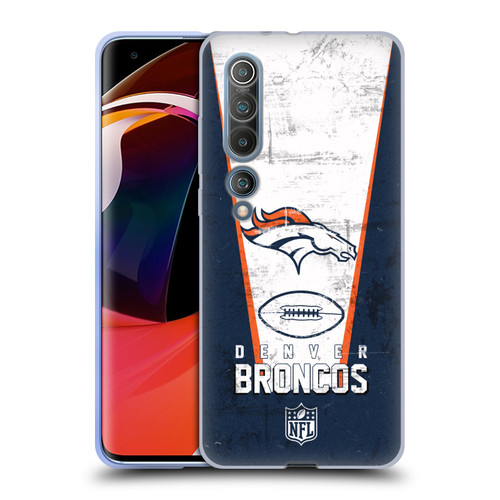 NFL Denver Broncos Logo Art Banner Soft Gel Case for Xiaomi Mi 10 5G / Mi 10 Pro 5G